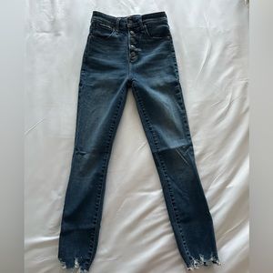 Abercrombie Ankle High Rise Skinny Jeans 24/00 Short